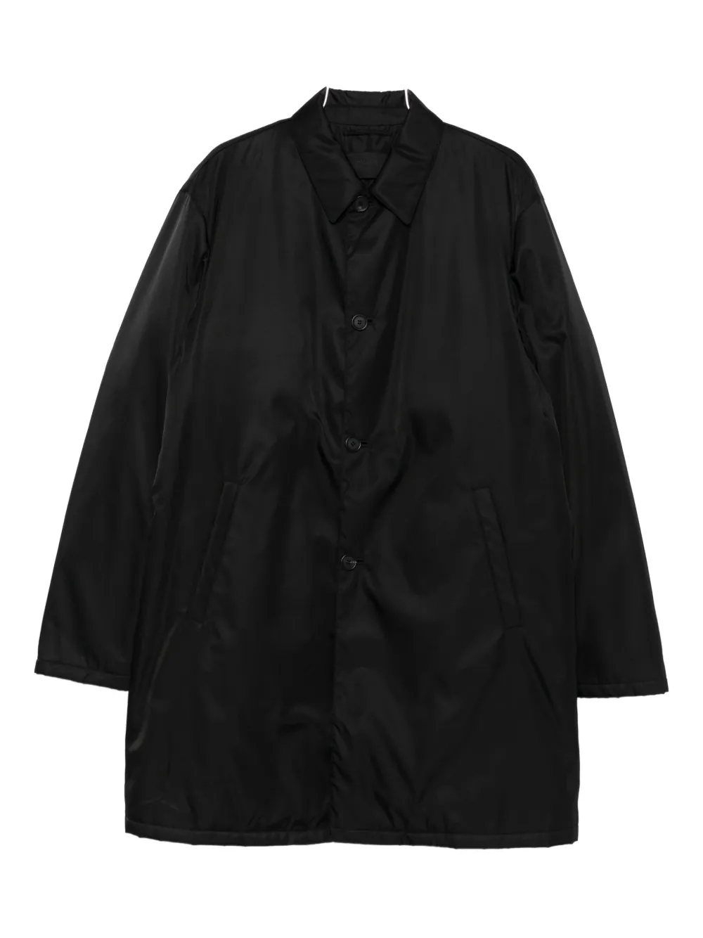

Однобортное пальто Prada Linea Rossa, черный