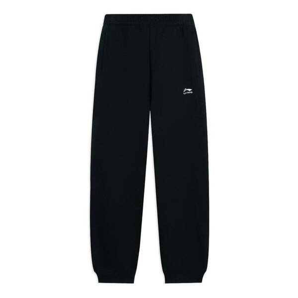 

Брюки с маленьким логотипом, спортивные штаны Li-Ning, черный