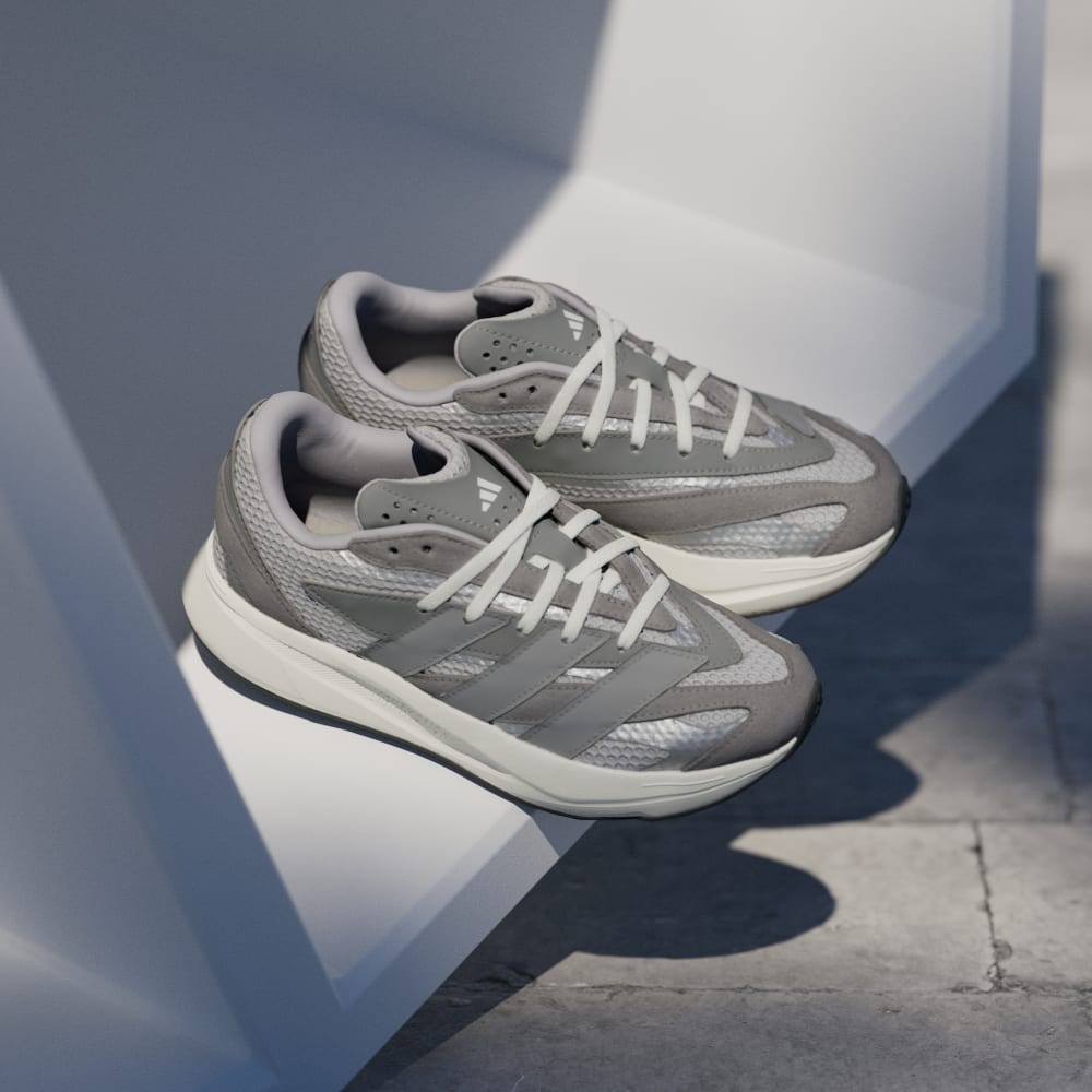 Кроссовки Adidas Lightblaze Shoes Kids, цвет Grey Two/Grey Three/Silver Metallic — фото 4