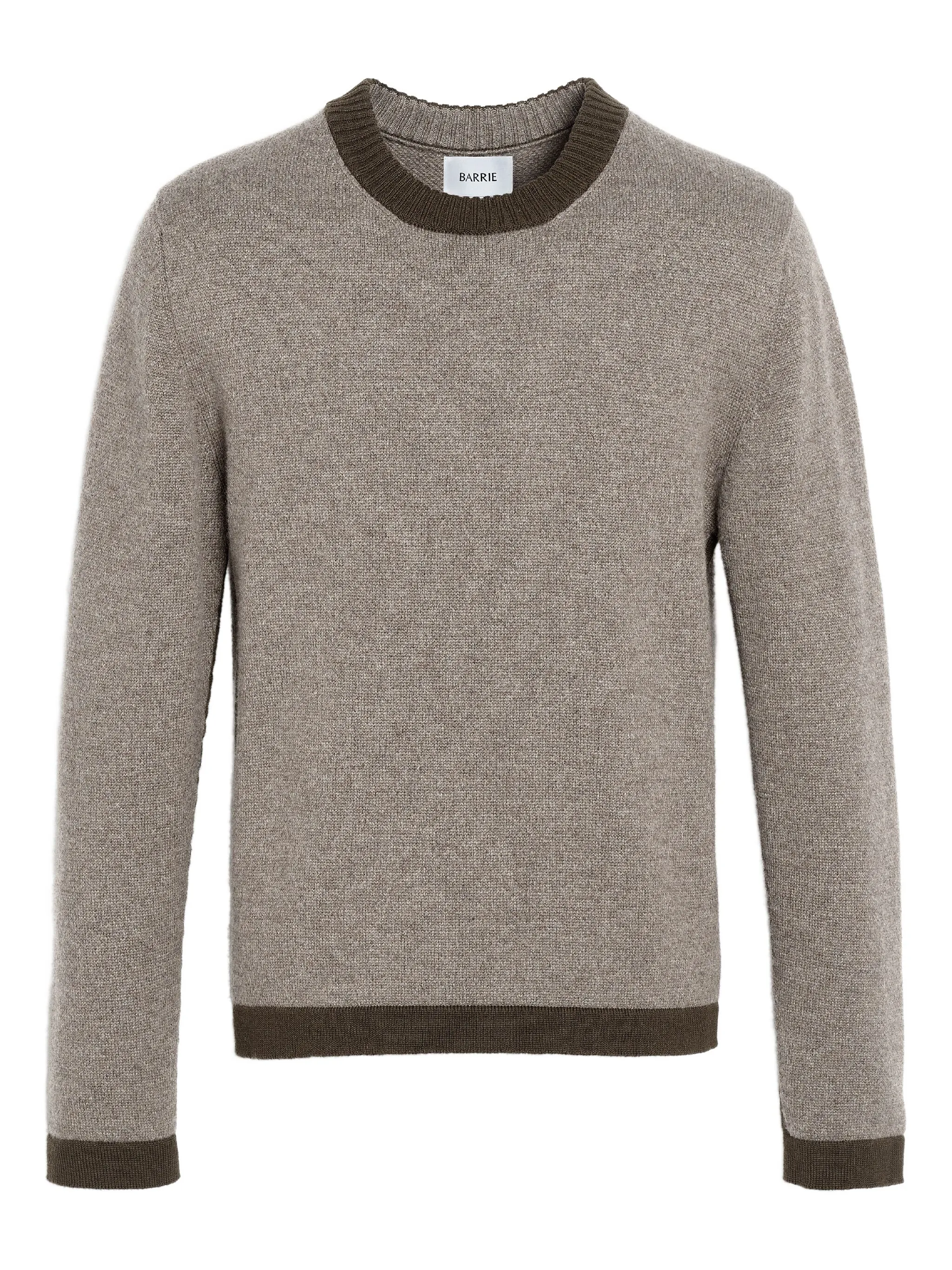

Кашемировый свитер с круглым вырезом Barrie, коричневый