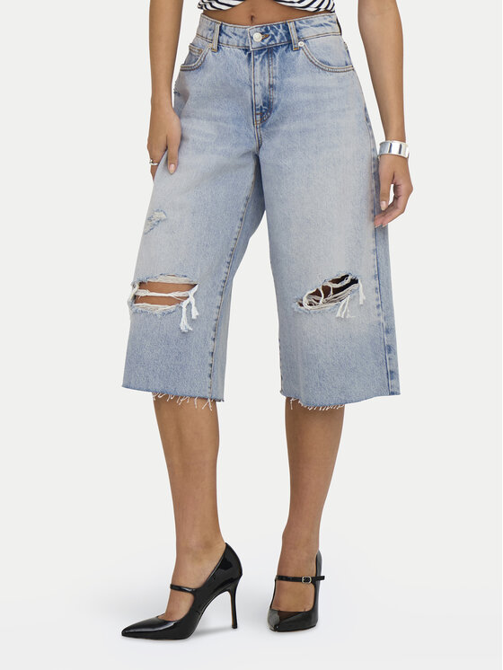 

Свободные джинсовые шорты Cobain 15349183 Only, синий