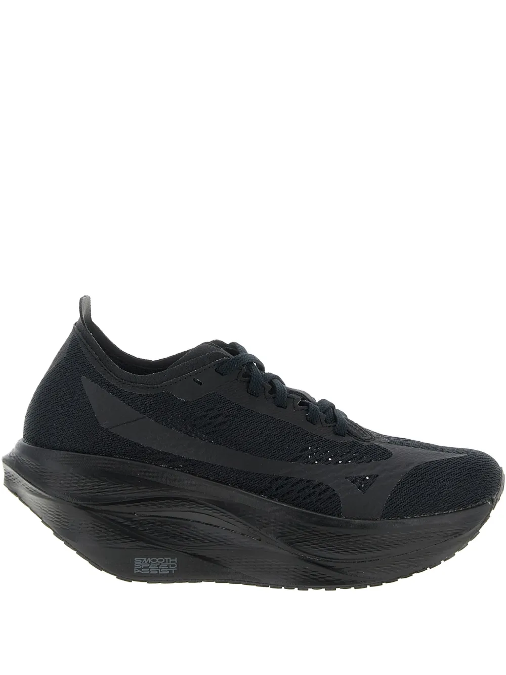 Кроссовки X Mizuno Wave Rebellion Pro 3 с ажурными вставками Comme Des Garcons, черный