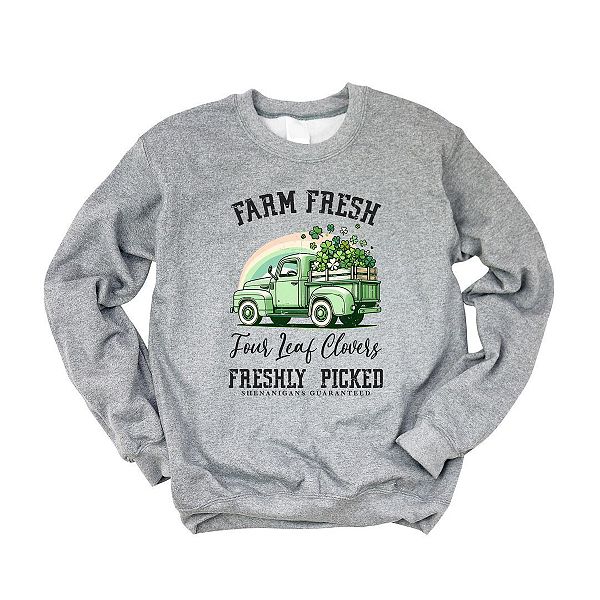 

Свитшот Farm fresh green truck Simply Sage Market, Graphite, Зеленый, Свитшот Farm fresh green truck Simply Sage Market, Graphite