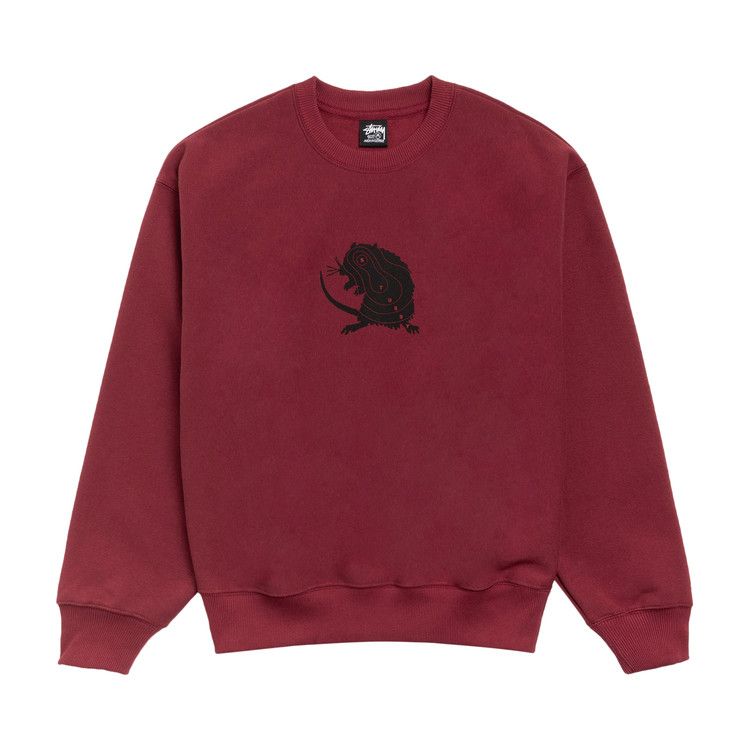 

Топ Stussy Long Range Crew 'Wine'