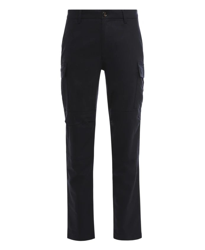 

Хлопковые брюки-карго Moorer, синий