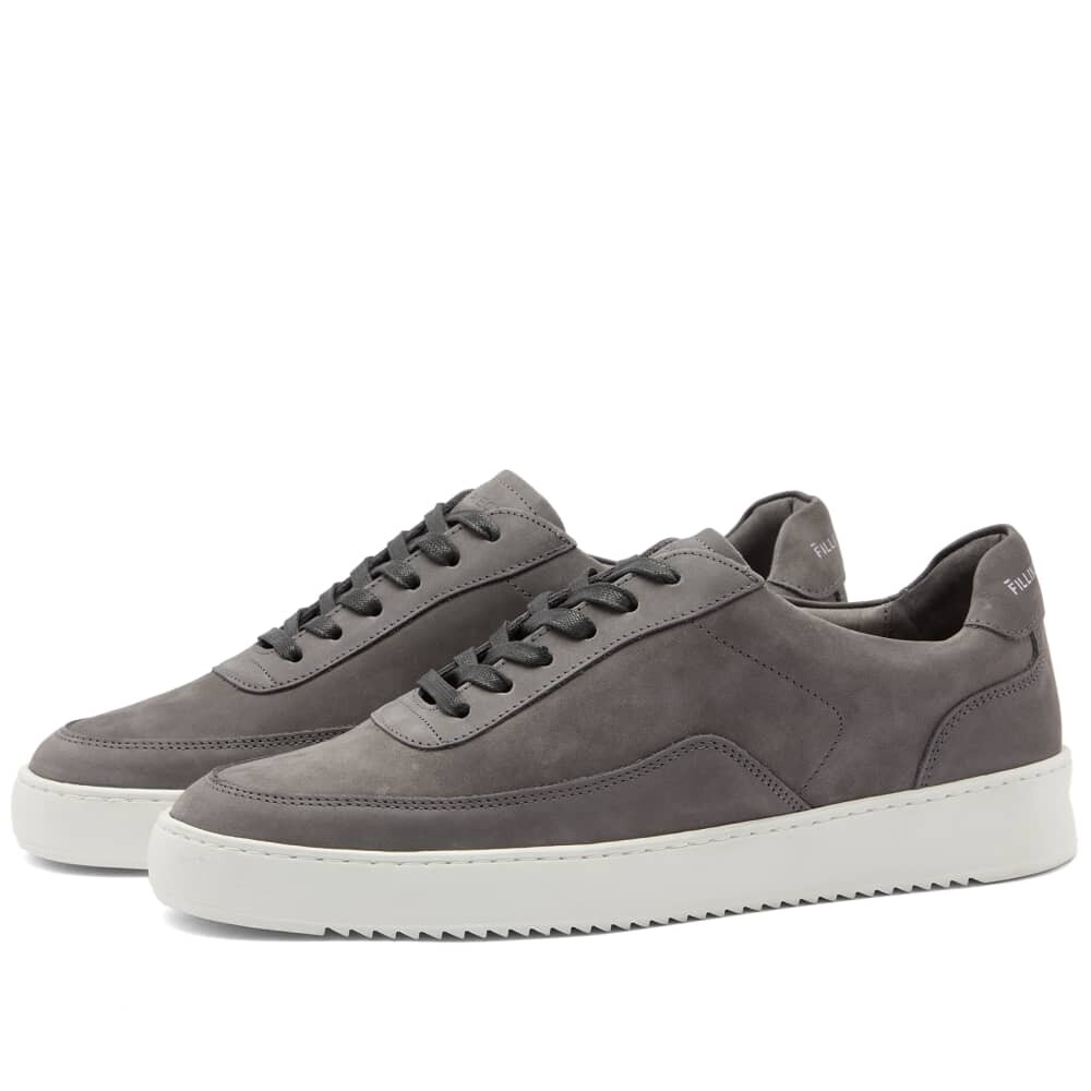

Кроссовки Filling Pieces Mondo 2.0 Ripple из нубука, серый
