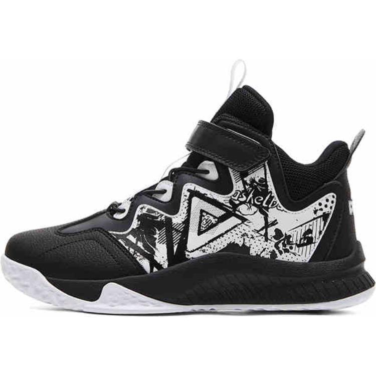 

Детские баскетбольные кроссовки с высоким берцем PEAK, черный