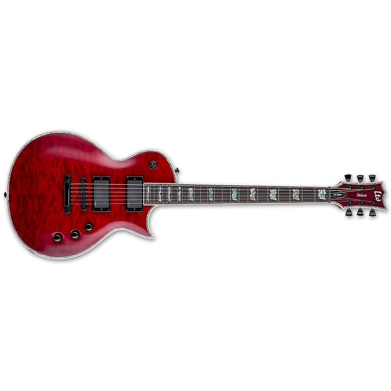 

Электрогитара ESP LTD EC-1000 QM See Thru Black Cherry STBC Electric Guitar + Free Gig Bag EC-1000QM - KOREA!