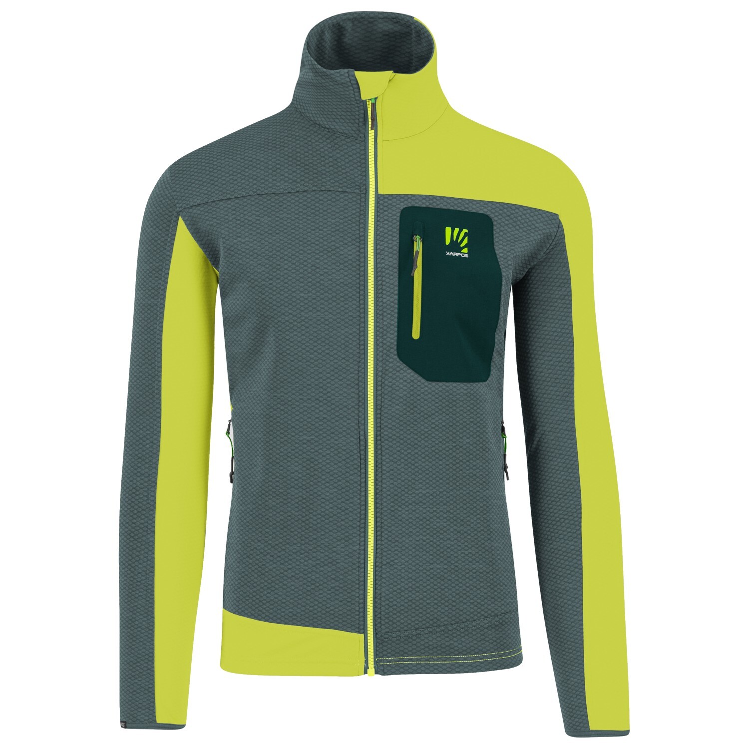 

Флисовая жилетка Karpos Cherz Fleece, цвет North Atlantic/Kiwi Colada
