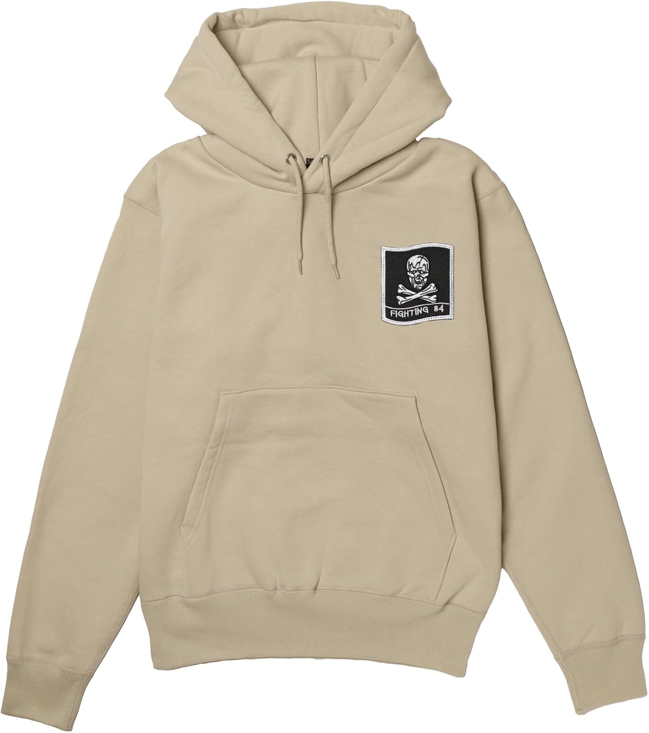 

Толстовка с капюшоном в стиле F, нашивка с гербом армии США, флисовая подкладка, пуловер, цвет: серый (stone) F-Style