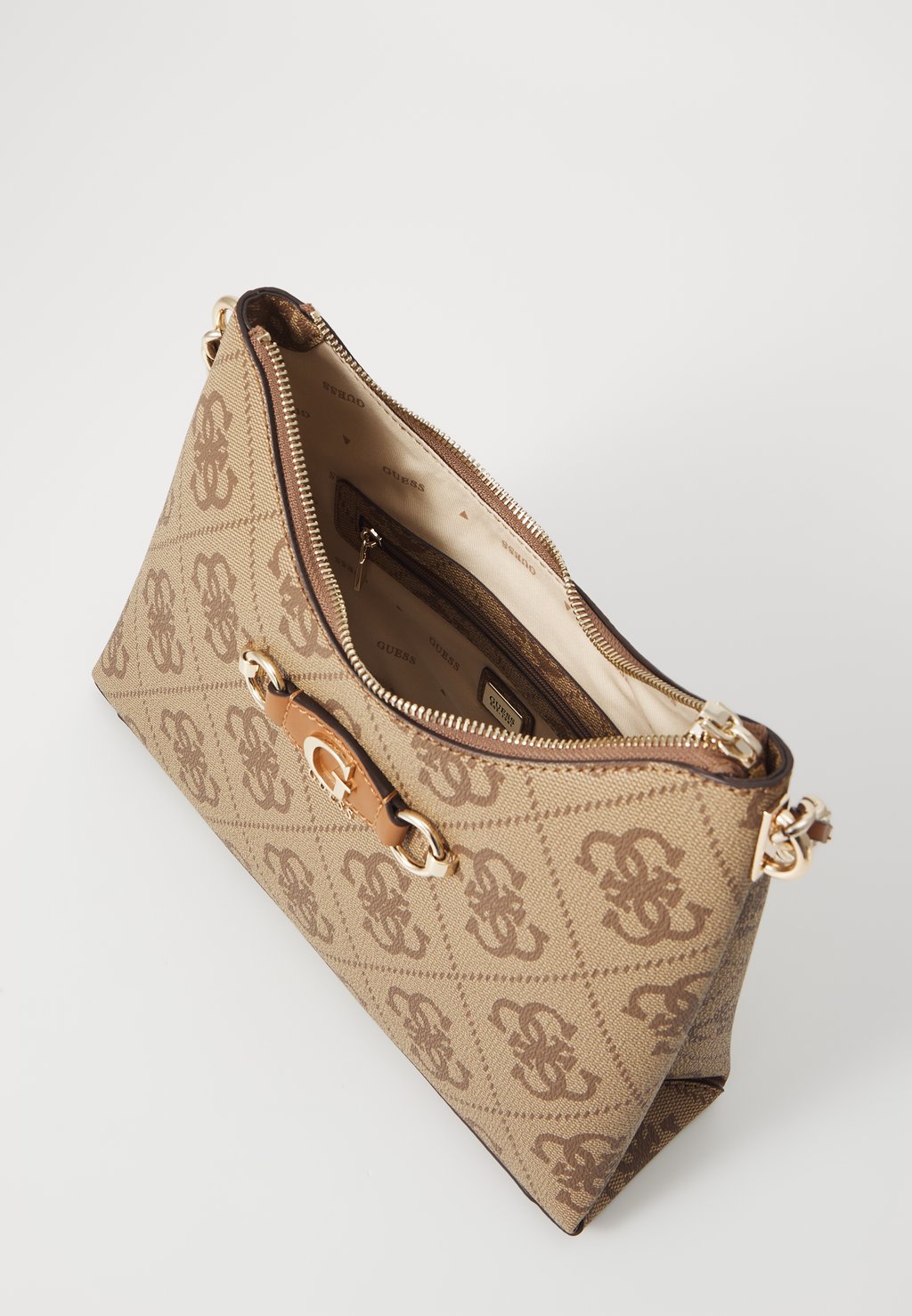 

Сумка IZZY TOP ZIP SHOULDER BAG Guess, бежевый