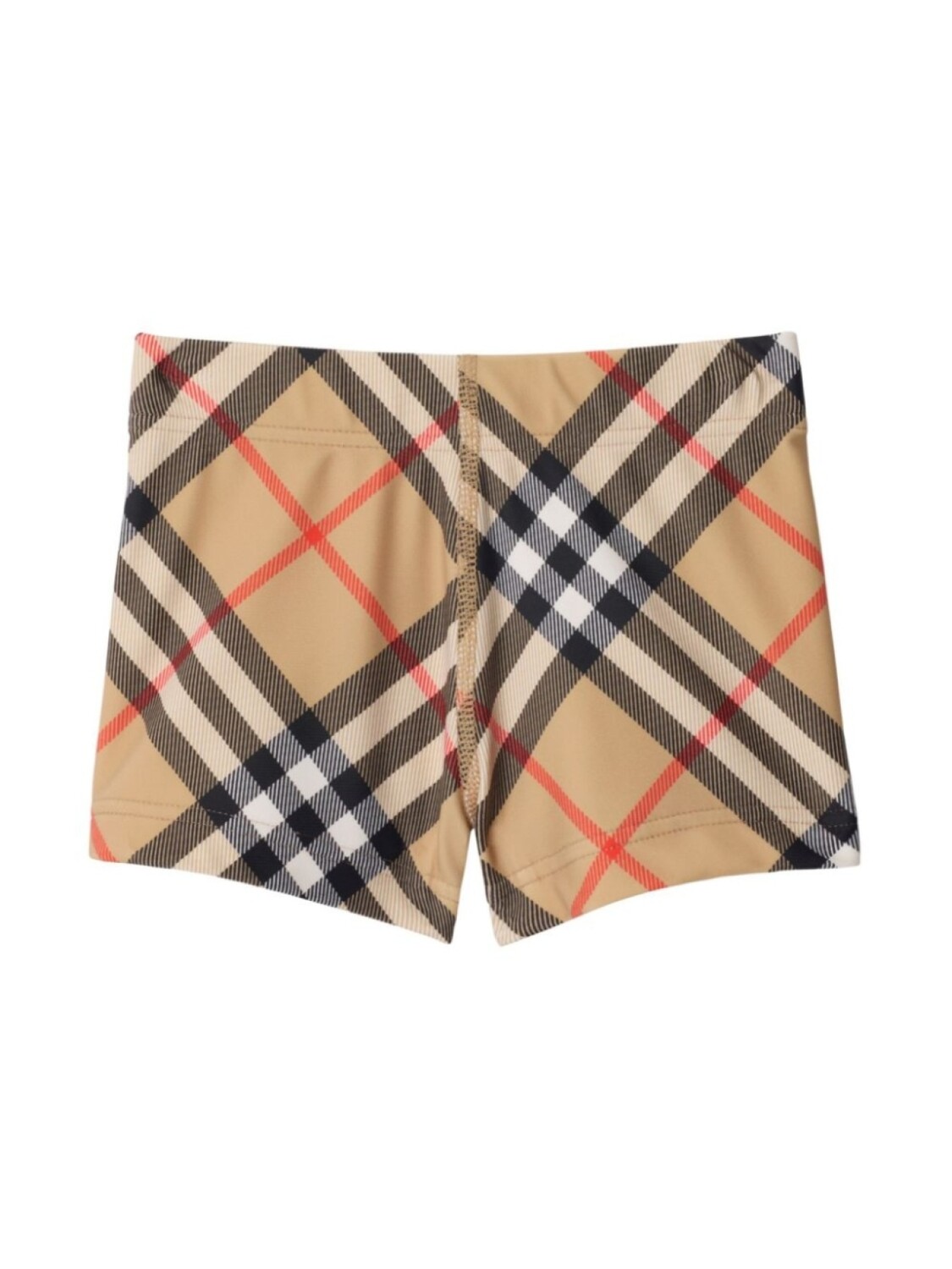 

Купальные шорты в винтажную клетку Burberry Kids, нейтральный цвет