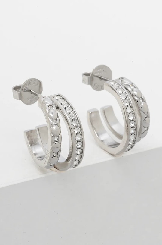 

Серьги Guess, серебряный