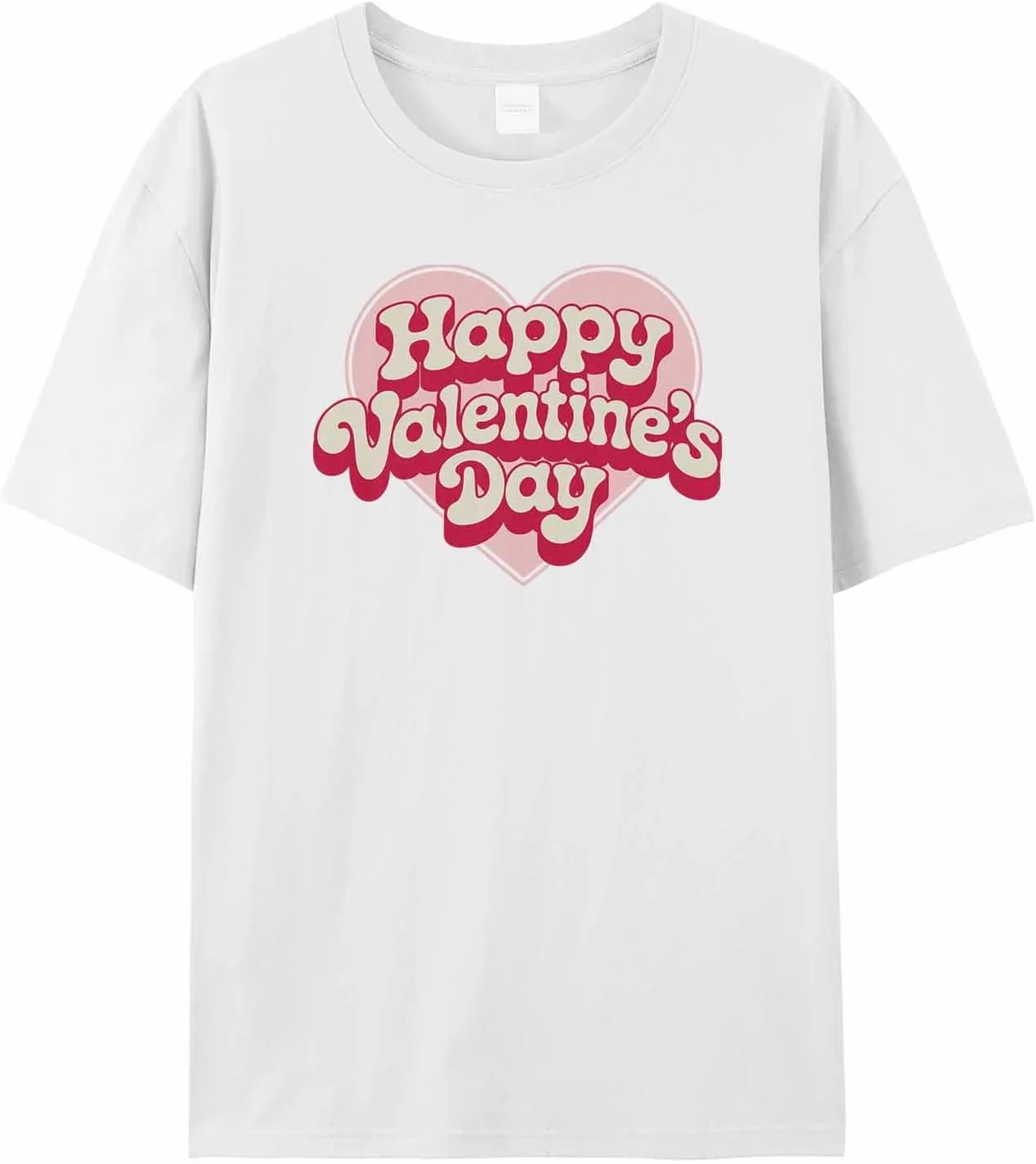 

Мужская футболка Pink Valentine's Day с коротким рукавом jdudh