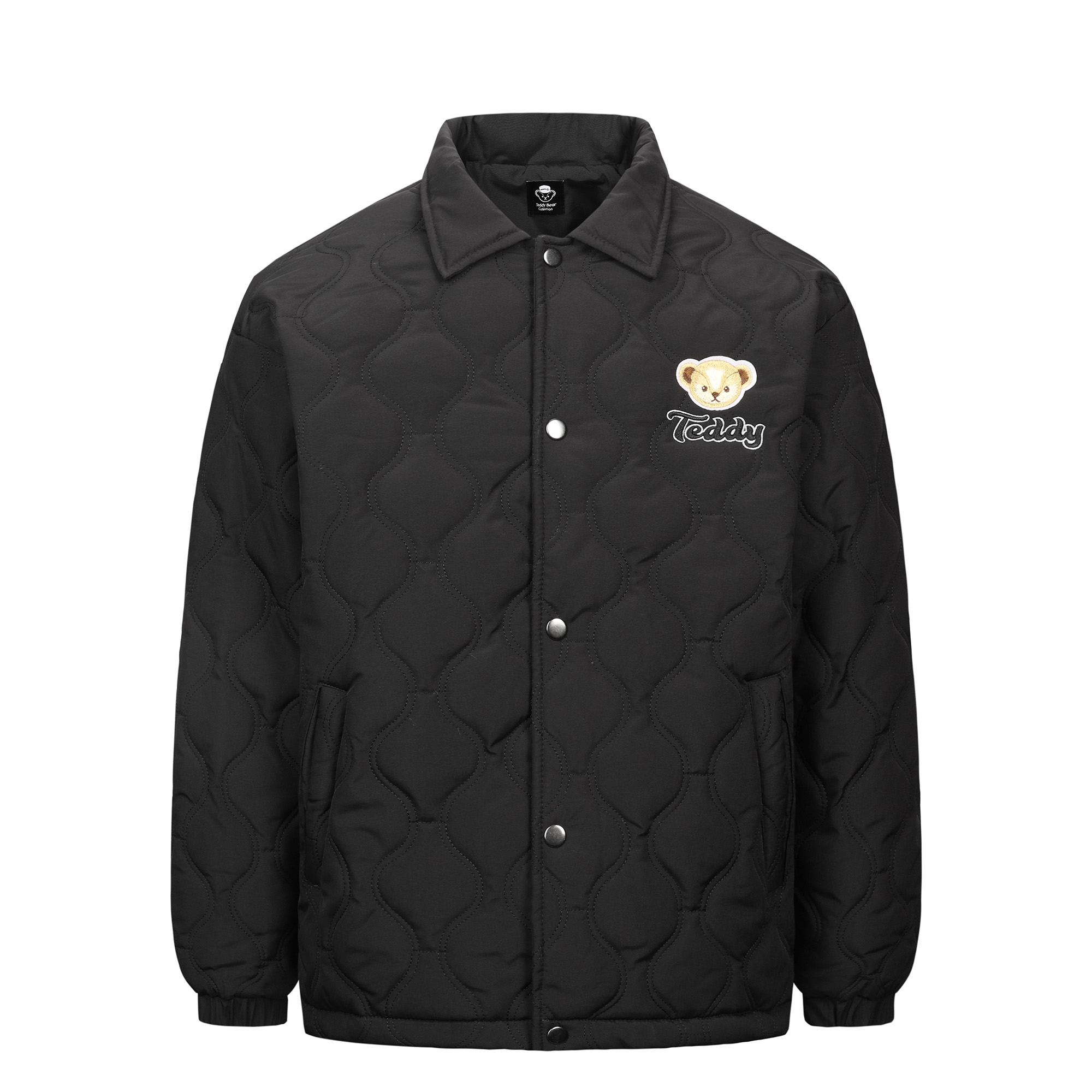 

TEDDY College Series стеганая куртка унисекс Teddy Bear Collection, Ecru (Comes with A Random Branded Sweatshirt)