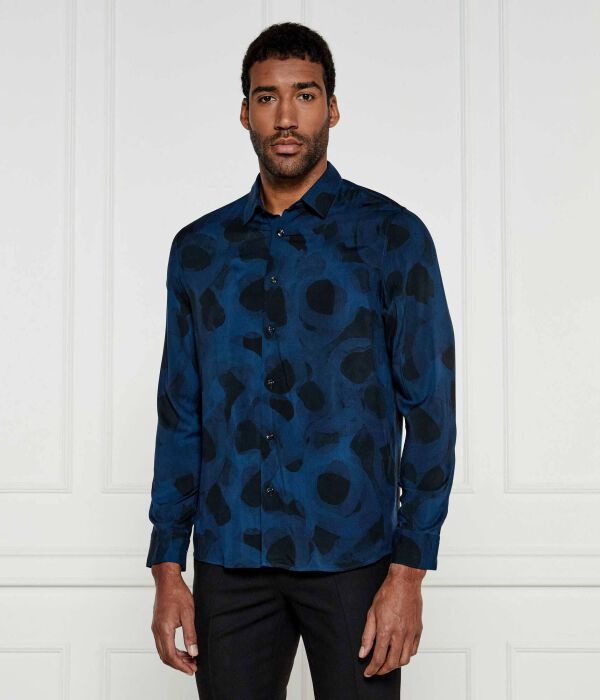 

Рубашка эмеро 10268451 01 Straight fit Hugo, синий