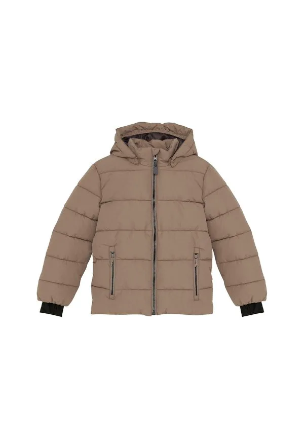 Зимняя куртка из стеганого хлопка Color Kids, Fossil