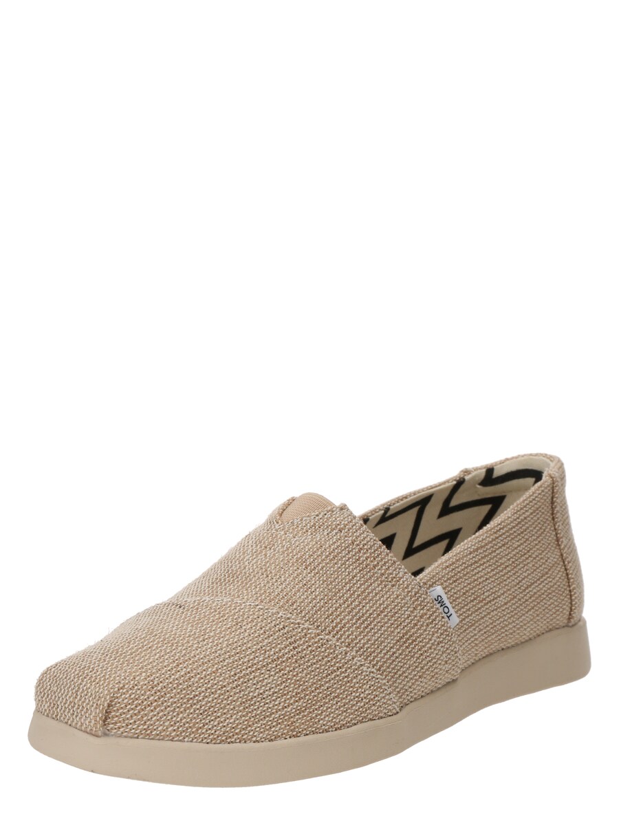 Классические балетки TOMS Alpargata Plus, бежевый