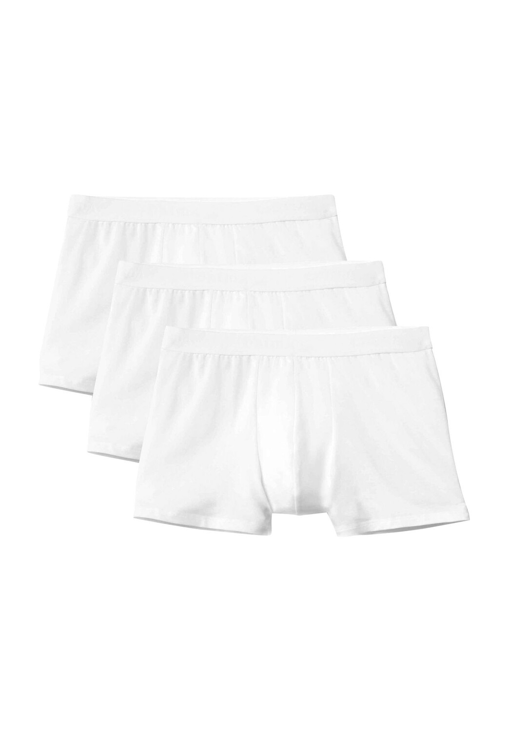 

Трусы Natural Benefit короткие, 3 шт., пояс с логотипом, мужские CALIDA, белый