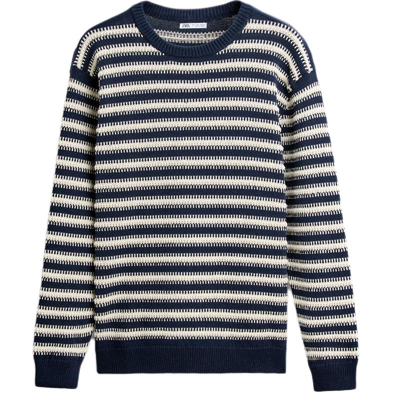 

Трикотаж Мужской Морской Синий ZARA