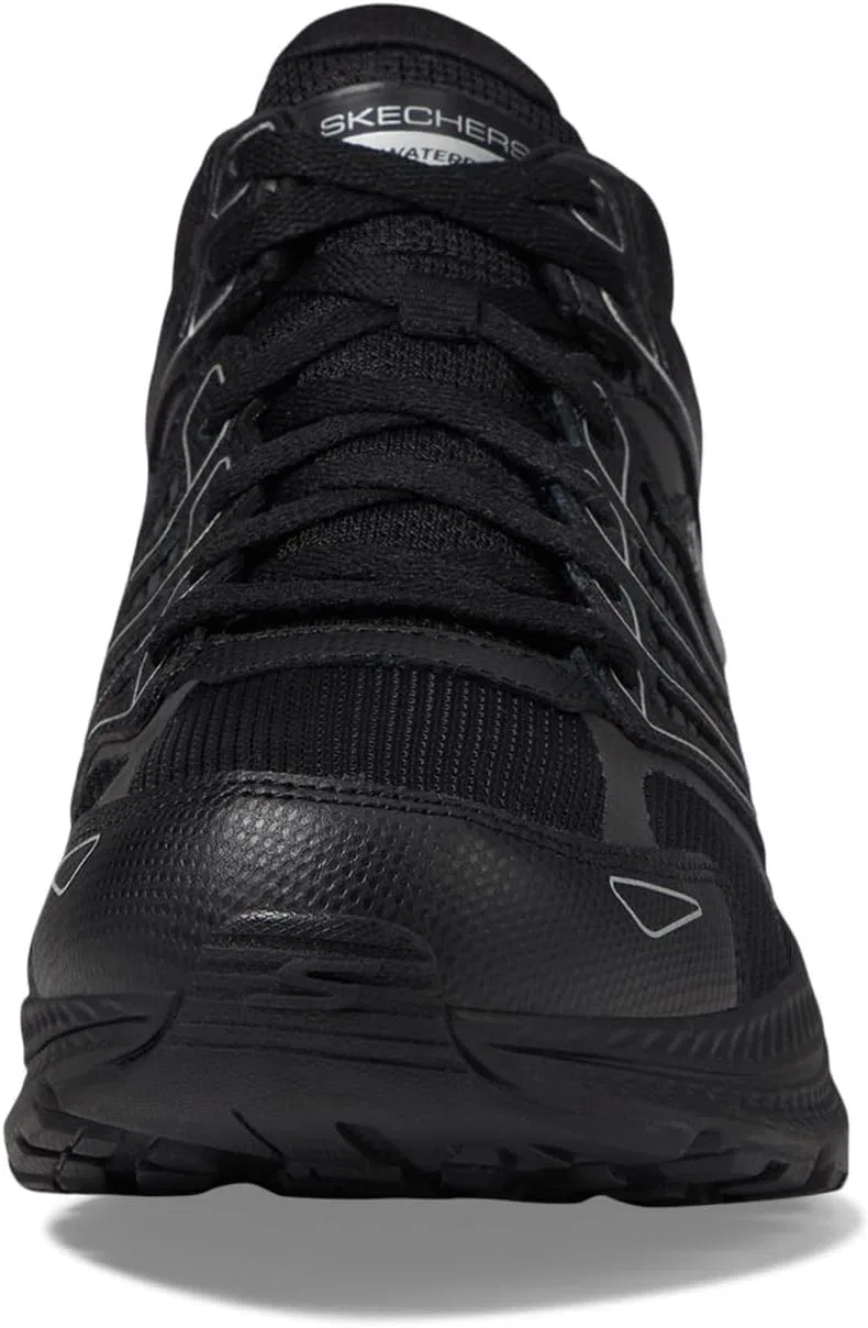 Кроссовки Skechers Herren Go Run Consistent 2.0 100% WaterproofSneaker, Black Leather Textile — фото 3