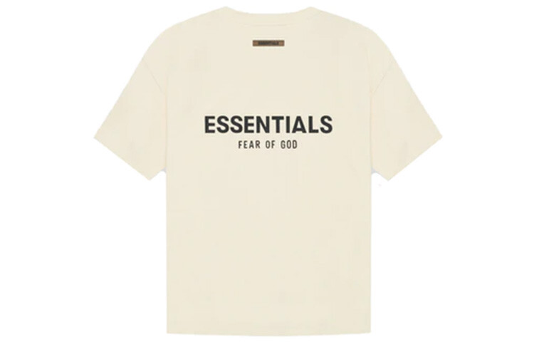 

Футболка унисекс Fear of God Essentials, кремового цвета, Бежевый, Футболка унисекс Fear of God Essentials, кремового цвета