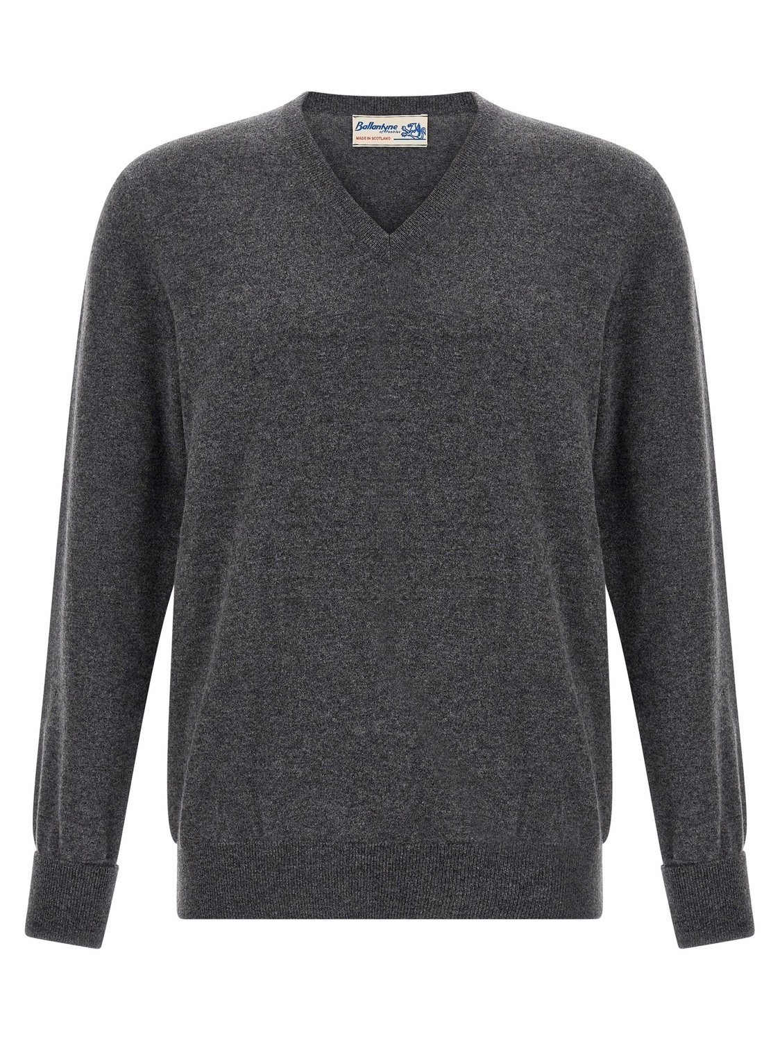 

Джемпер с V-образным вырезом Ballantyne, серый