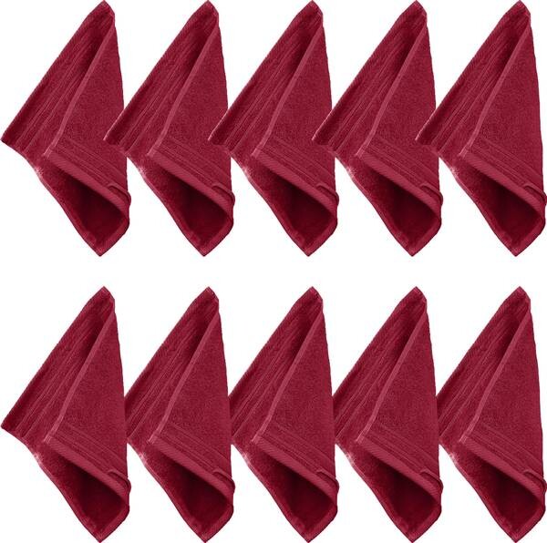 

Мини-полотенца Erwin Müller 10er-Pack 202516, 30x1x30 см цвет weinrot