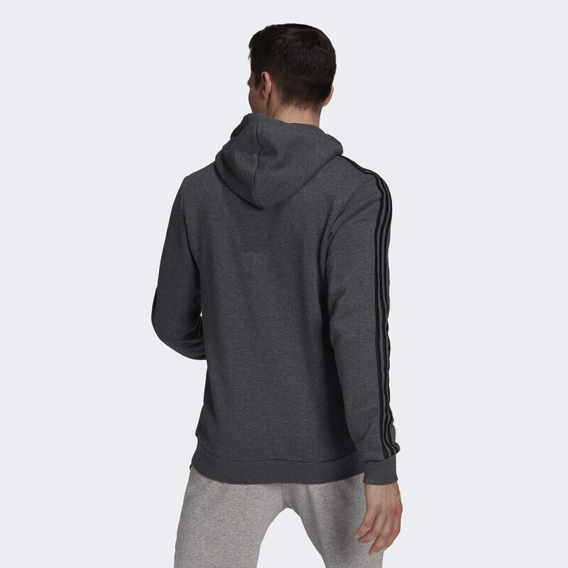 Спортивная толстовка Adidas, темно-серый/черный — фото 3