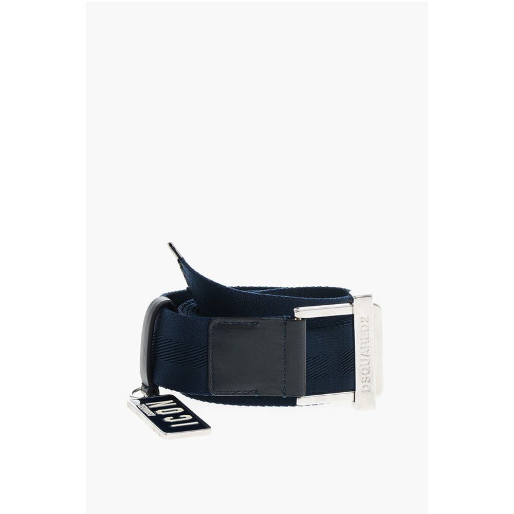 

Ремень ICON из ткани с подвеской 40 мм Dsquared2, Blue