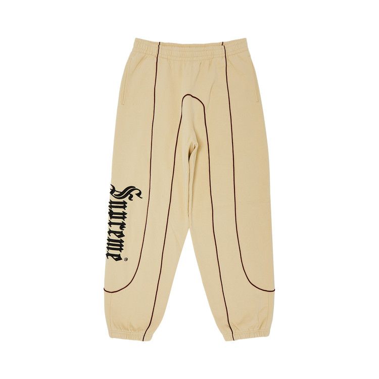 

Спортивные брюки Supreme Curve Piping Sweatpant, Natural