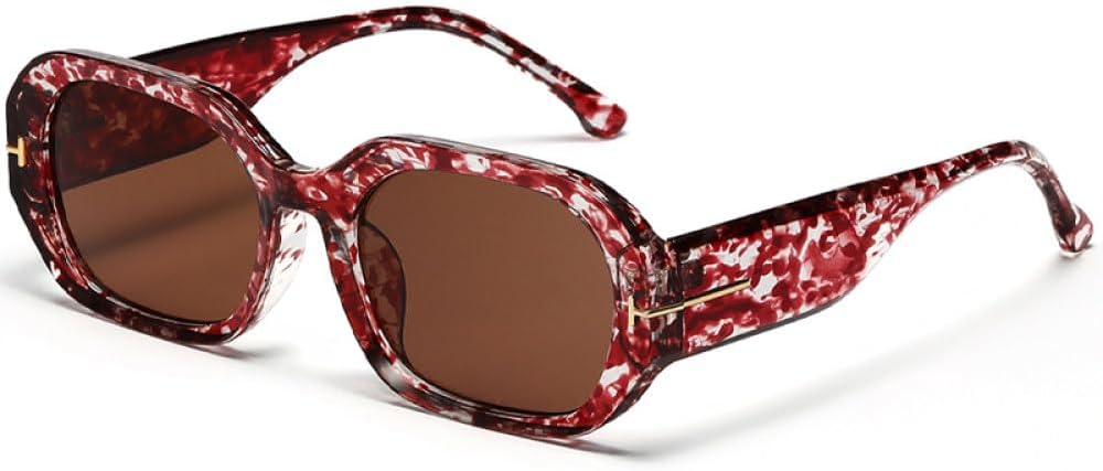 

Модные солнцезащитные очки для женщин и мужчин в стиле панк, винтажные очки с толстой оправой, ретро-очки овальной формы, женские солнцезащитные очки UV400 MTZJH, One Color