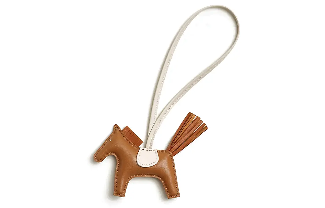HERMES Кожаный аксессуар из ягнёнка унисекс коричневый, Brown — фото 2