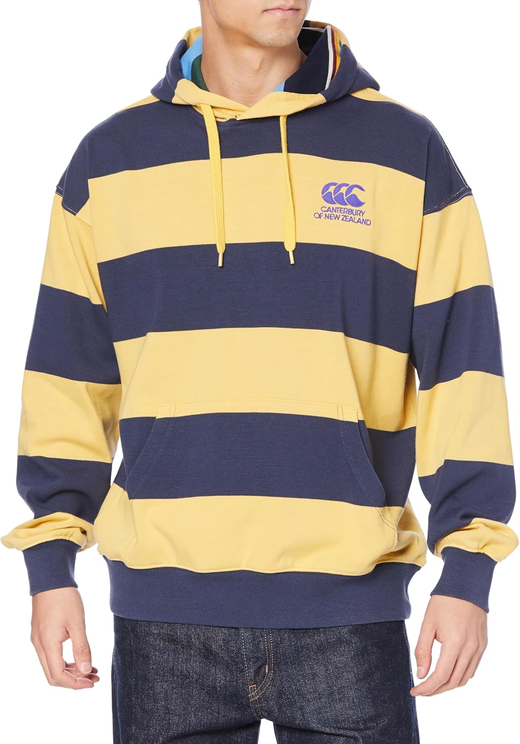 

Мужская легкая некрасивая толстовка-толстовка для регби Canterbury RA44100, желтый