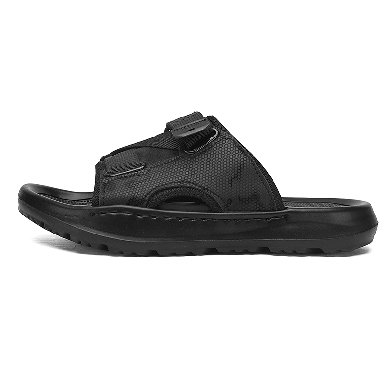 

NANJIREN Бесшумные стежки, устойчивые к запаху, износостойкие, быстросохнущие слайдеры мужские — черные, цвет Black