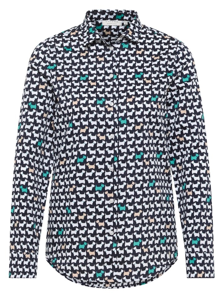 

Блуза Eterna REGULAR FIT, цвет navy/grün