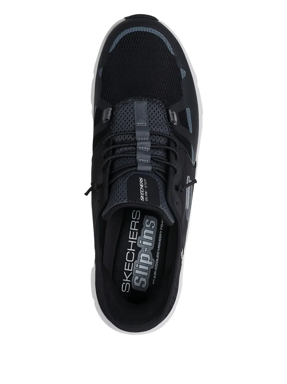 Профессиональные кроссовки Glide-step на шнуровке Skechers, черный — фото 3