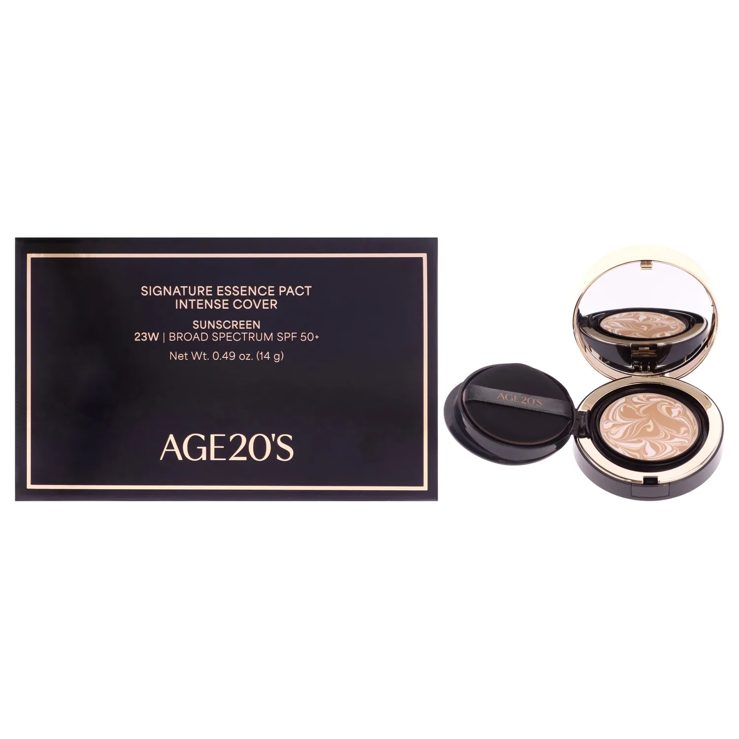 Тональный крем Signature Essence Pact Intense Cover SPF 50 Plus - 23W Beige от Age20s for Women - 0,49 унции