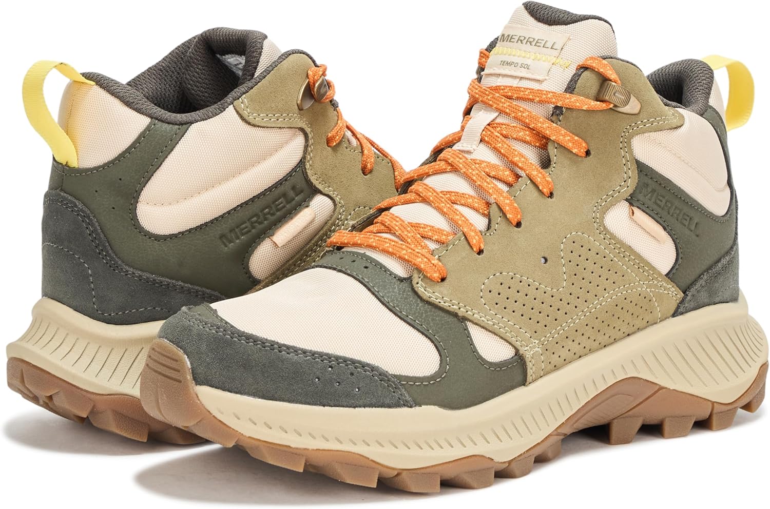 Мужские водонепроницаемые ботинки Merrell Tempo Sol Mid, Dark Moss — фото 3