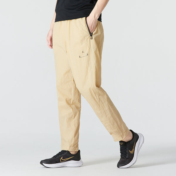 Брюки men's j 23e woven pant solid color casual knit sports pants/trousers/joggers autumn khaki Nike, мультиколор — фото 3