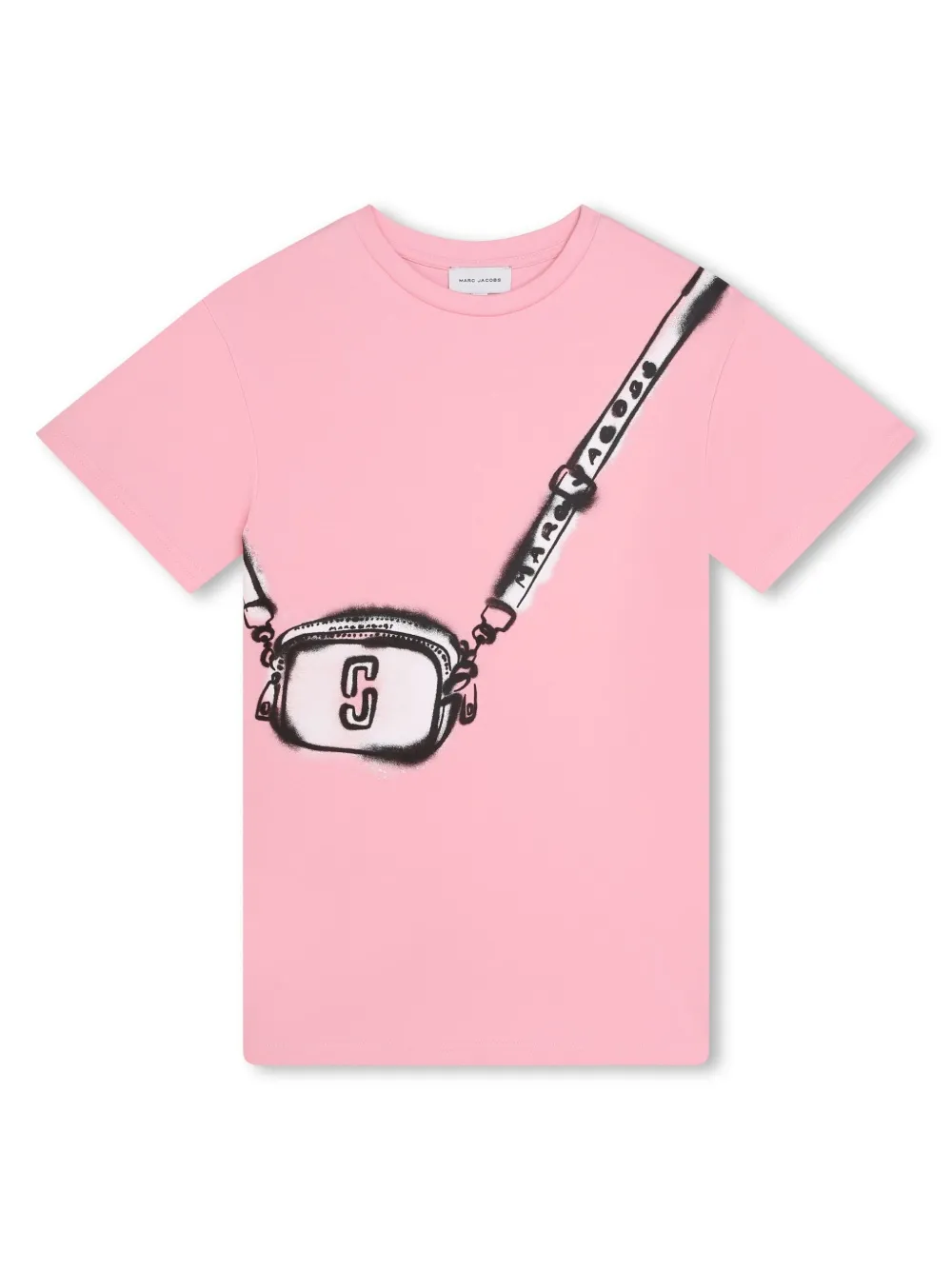 

Платье с логотипом Marc Jacobs Kids, розовый