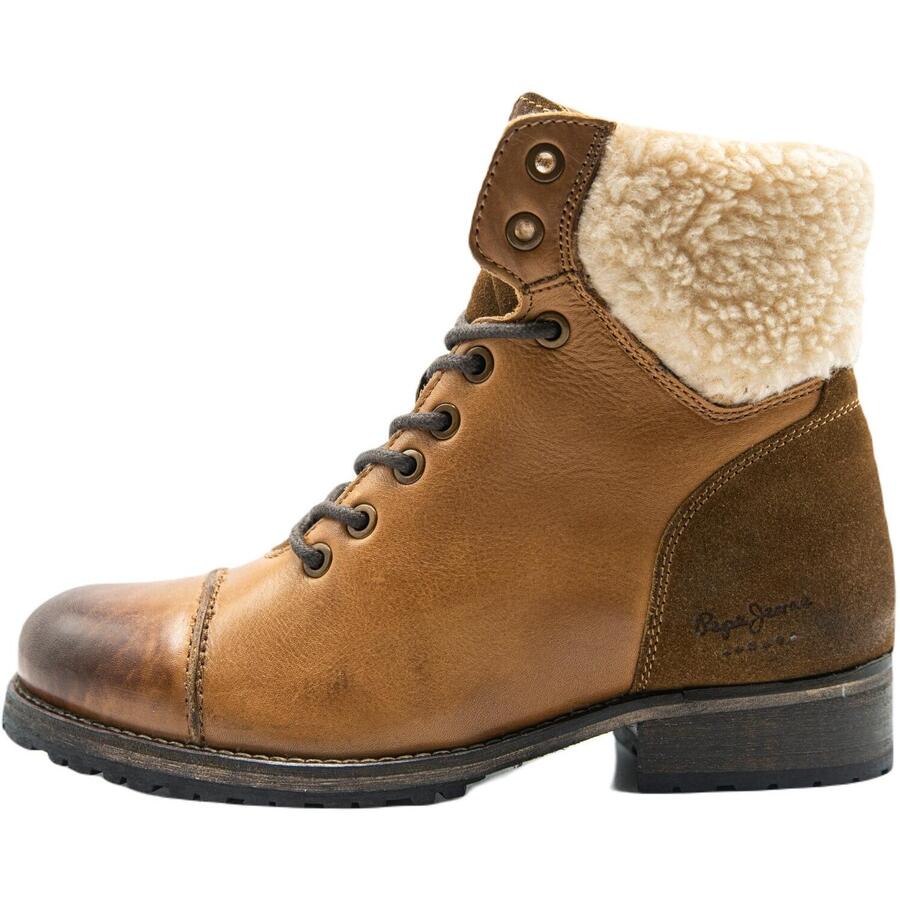 Ботинки Pepe Jeans Melting Warm, коричневые, женские
