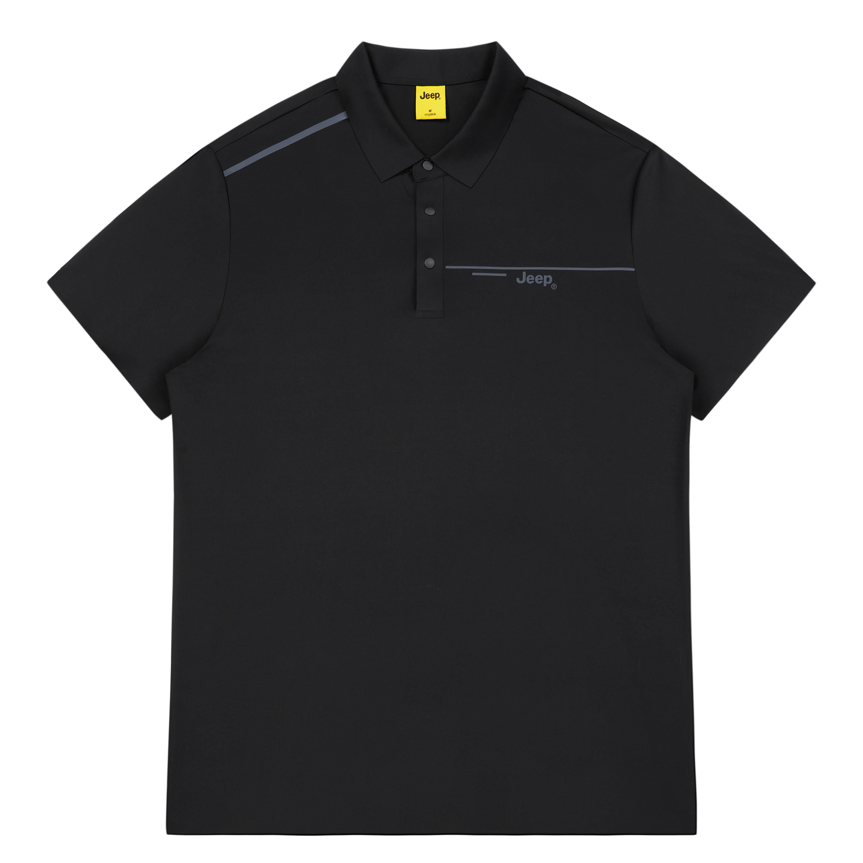 

Jeep Футболка-поло Unisex Black Polo Collar Moderate Straight Fit