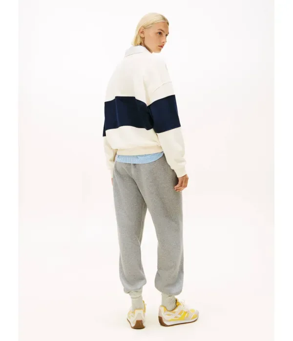 Толстовка с символикой регби relaxed fit Tommy Hilfiger, кремовый — фото 3