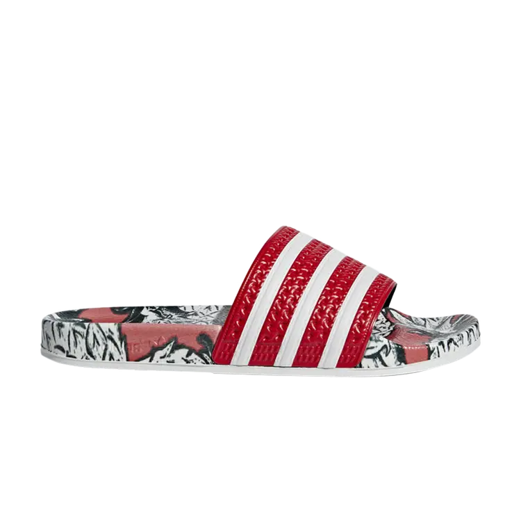 

Кроссовки Adidas Wmns Adilette Slides 'Scarlet', красный