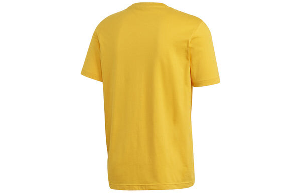 Футболка adidas originals TREFOIL T-SHIRT Short Sleeve Gold Color, желтый — фото 2