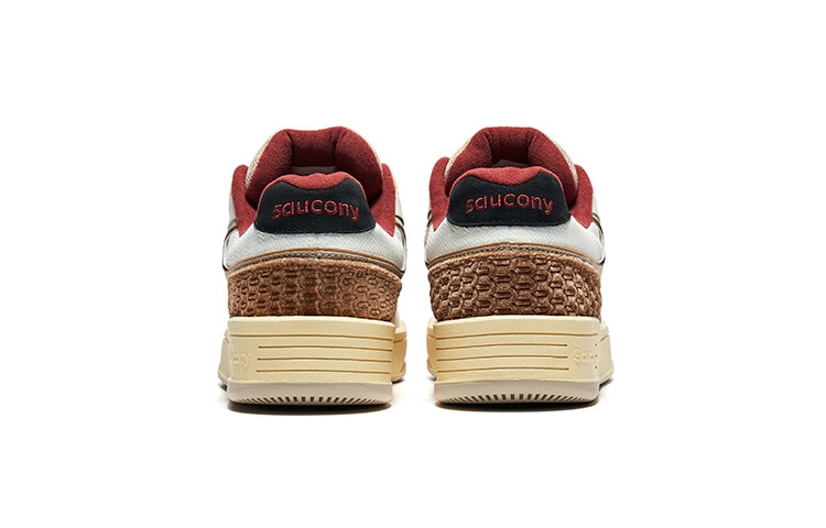 Кроссовки CNY унисекс с низким верхом коричневые Saucony — фото 4