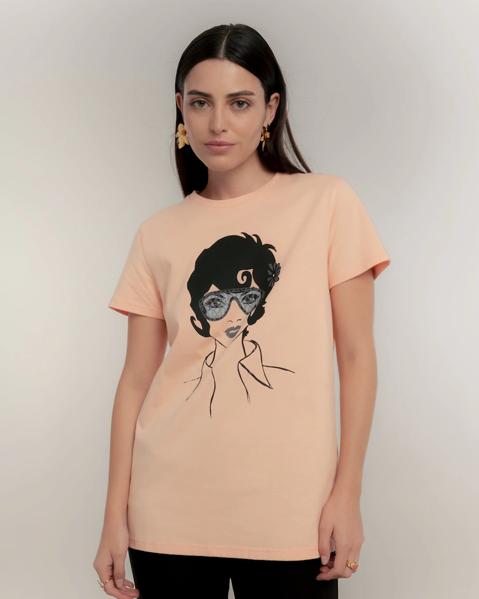 

Женская футболка с коротким рукавом Dolores gafas Dolores Promesas, розовый