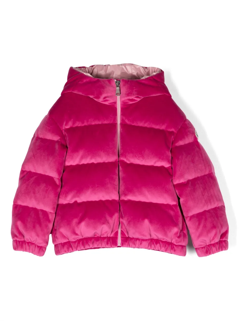 

Пуховик Daos Moncler Enfant, розовый