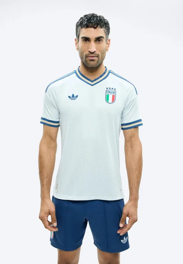 Итальянская гостевая спортивная футболка №26 Adidas Performance, Aero Blue